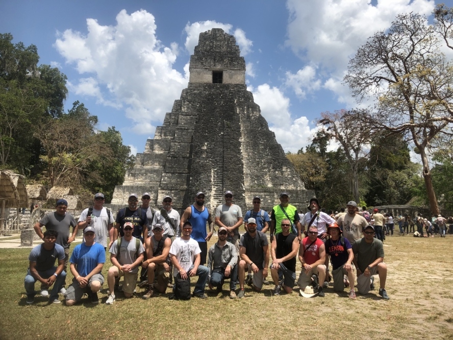 Team with Mayan Ruins