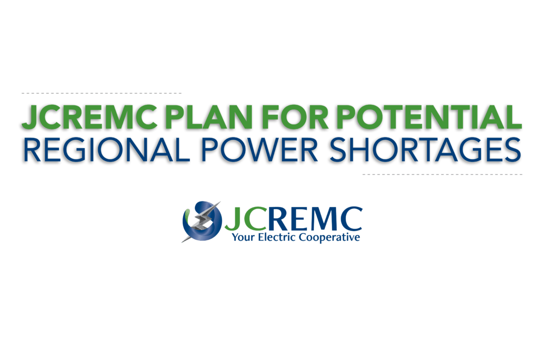 JCREMC Plan for Potential Regional Power Shortages