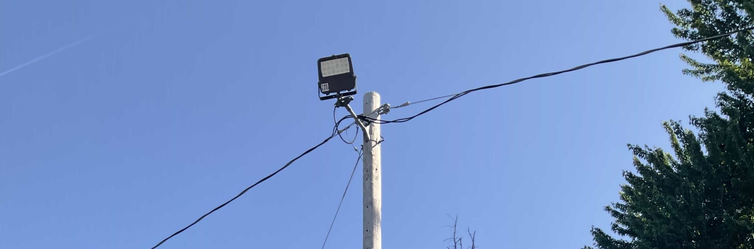 Directional Flood Light Zoom Solar Array