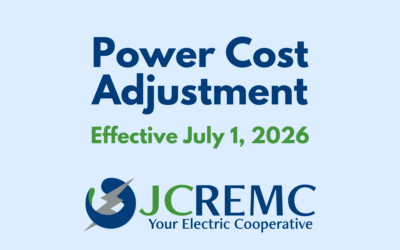 Power cost adjustment effective July 1, 2026